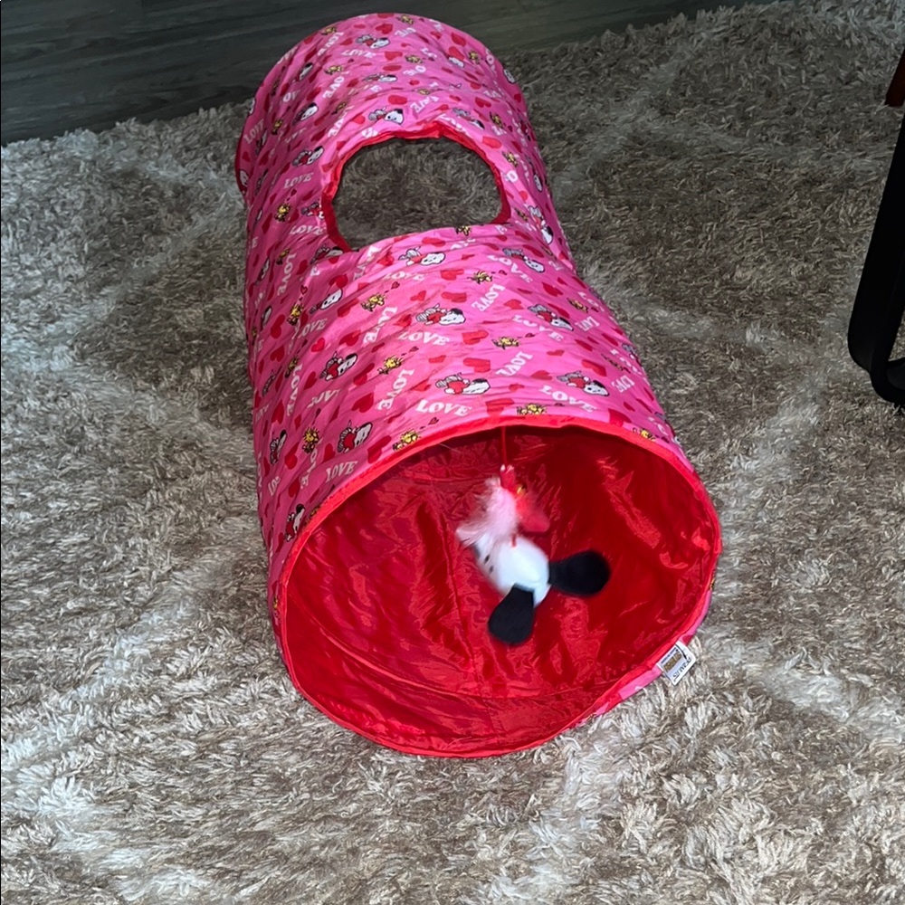 Cat Play Tunnel/Tube with Toy
